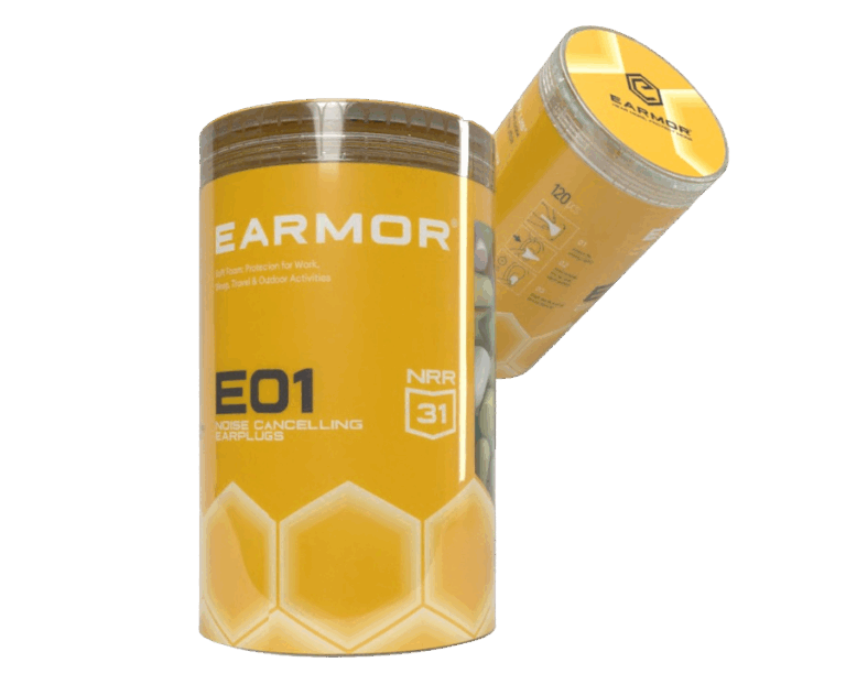 ΩΤΟΑΣΠΙΔΕΣ EARMOR E01, Βύσμα Αφρώδους Υλικού, Διάφορα Χρώματα, (Κουτί 120 τεμ.)