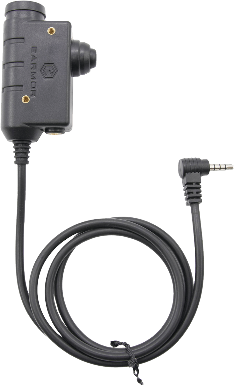 Διακόπτης PTT για Ωτοασπίδες EARMOR, Yaesu, Military