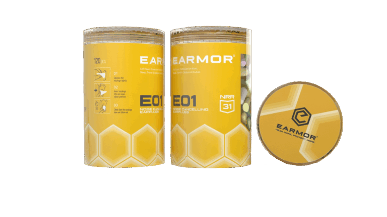 ΩΤΟΑΣΠΙΔΕΣ EARMOR E01, Βύσμα Αφρώδους Υλικού, Διάφορα Χρώματα, (Κουτί 120 τεμ.)