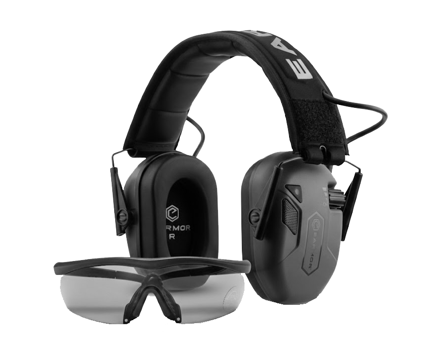 Ωτοασπίδες Ηλεκτρονικές EARMOR M300T-BK + ΓΥΑΛΙΑ G01